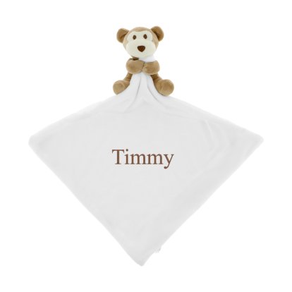 Personalised Monkey Baby Comforter