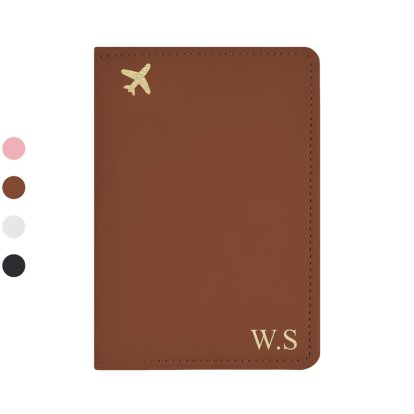 Personalised Monogram Passport Tidy Cover