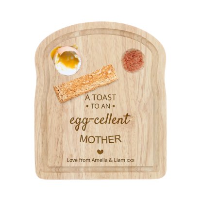 Personalised Mother's Day Breakfast Toast Board