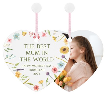 Personalised Mother's Day Heart Photo Decoration