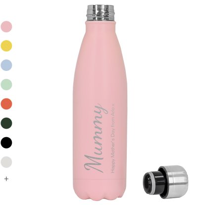 Personalised Mother's Day Insulated Water Bottle