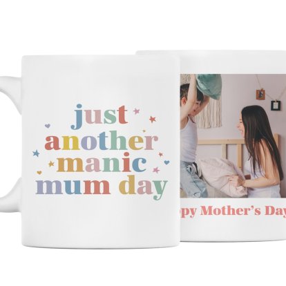 Personalised Mother's Day Manic Mum Day Mug