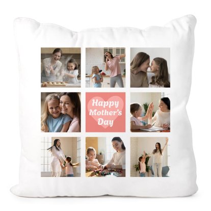 Personalised Mother's Day Photo Collage Cushion