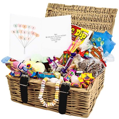 Personalised Retro Sweet Hamper - Mother's Day
