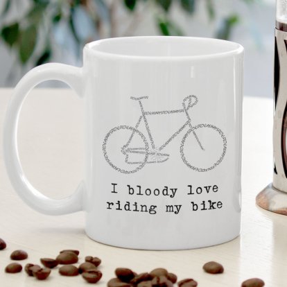 Personalised Mug - Bike Design 