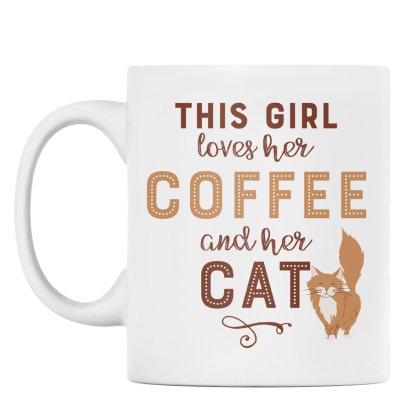 Personalised Mug - Coffee & Cat Lover 