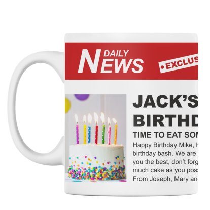 Personalised Mug - Daily News