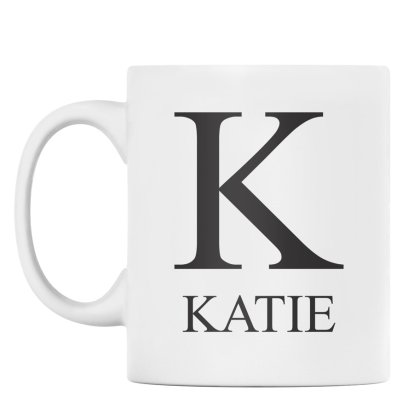 Personalised Mug - Initial & Name 