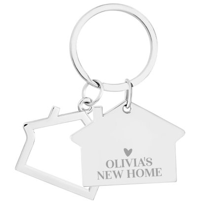 Personalised New Home Keyring
