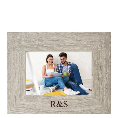 Personalised Nordic Photo Frame - Initials