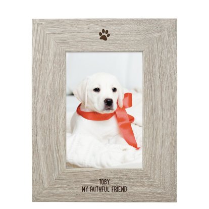 Personalised Nordic Photo Frame - Pets