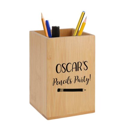 Personalised Pencil Holder - Pencils Party