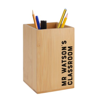 Personalised Pencil Holder - Teachers Pot