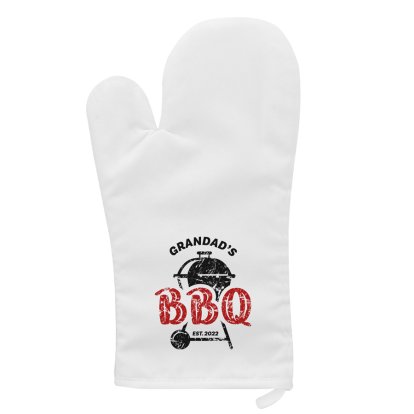 Personalised Oven Glove - BBQ King