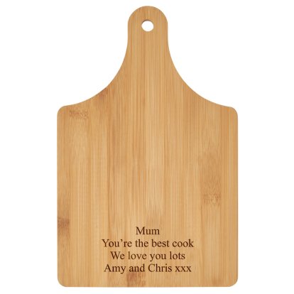 Personalised Paddle Chopping Board