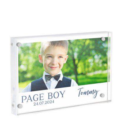 Personalised Page Boy Photo Block