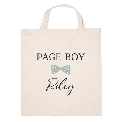 Personalised Page Boy Tote Bag