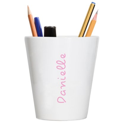 Personalised Pen & Pencil Pot for Her