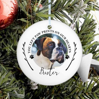 Personalised Pet Memorial Bauble Ornament