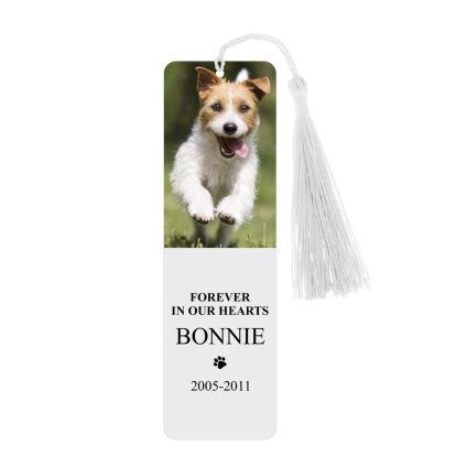 Personalised Pet Memorial Photo Keepsake Bookmark
