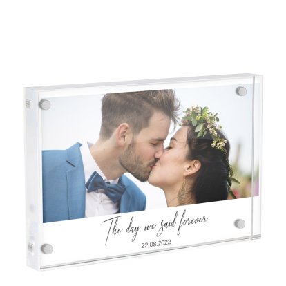 Personalised Photo Block & Text