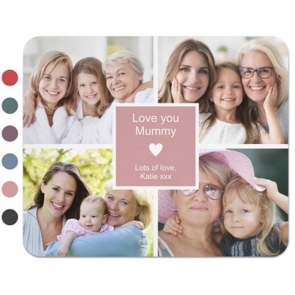 Personalised Photo Collage Mouse Pad