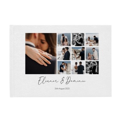 Personalised Photo Collage Wedding Guest Book