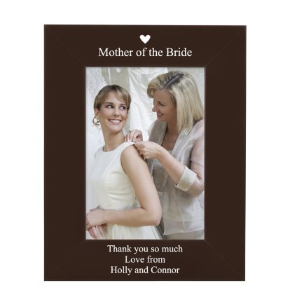 Personalised Photo Frame - Mother of the Bride or Groom 