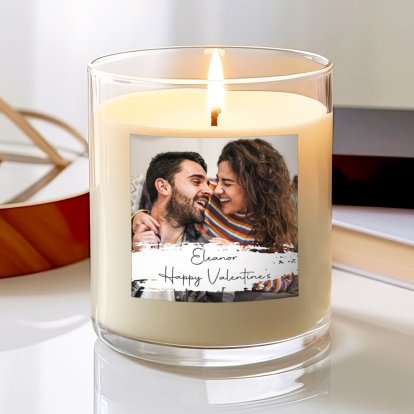 Personalised Photo & Message Scented Candle