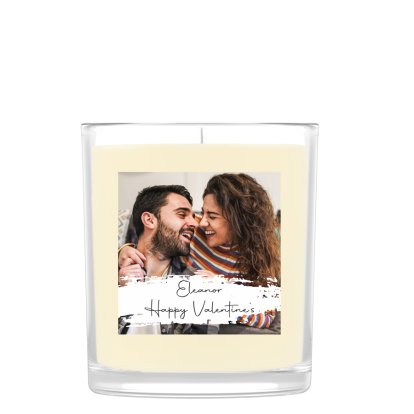 Personalised Photo & Message Scented Candle 