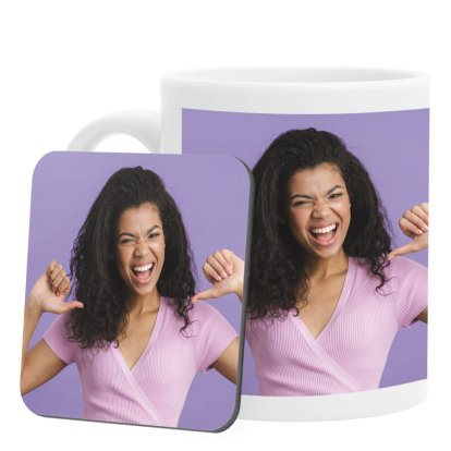 Personalised Photo Mug & Coaster Set