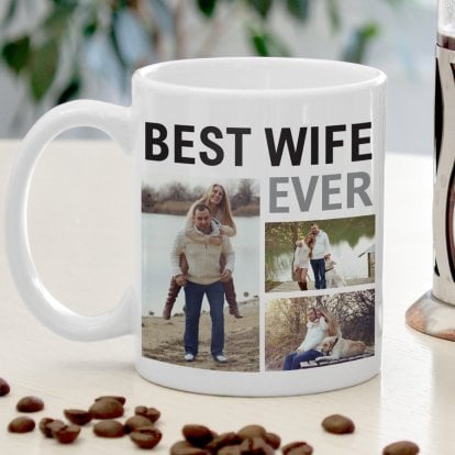 Personalised Photo Mug for Anniversaries - Best Wife Ever 