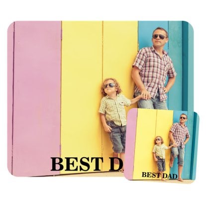 Personalised Photo Placemat & Coaster Gift Set
