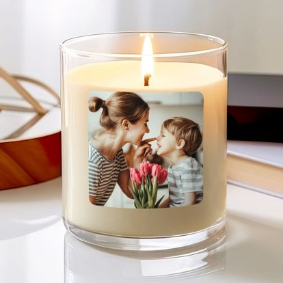 Personalised Photo Scented Candle