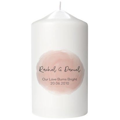 Personalised Pillar Candle - Any Occasion