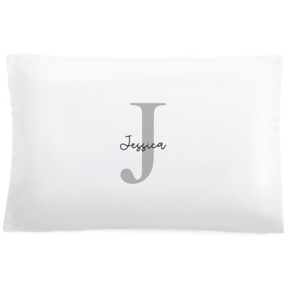 Personalised Pillowcase - Classic Initial & Name