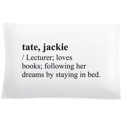 Personalised Pillowcase - Definition