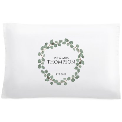 Personalised Pillowcase - Floral Message