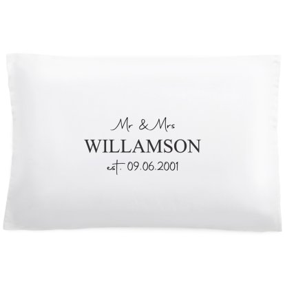 Personalised Pillowcase -  For Couples