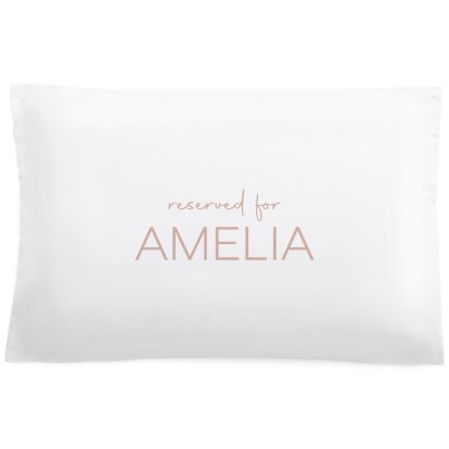 Personalised Pillowcase - Reserved