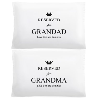 Personalised Pillowcase Set - Reserved For…