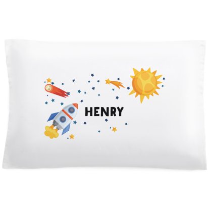 Personalised Pillowcase - Space Design