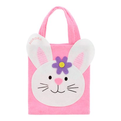 Personalised Pink Easter Bunny Bag
