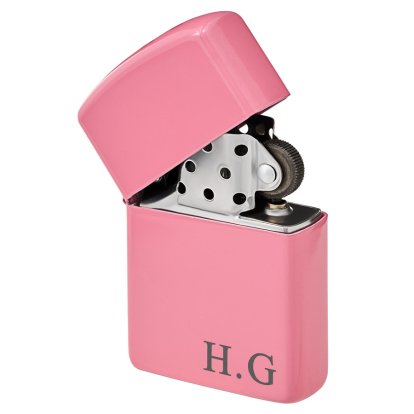 Personalised Pink Lighter - Initial