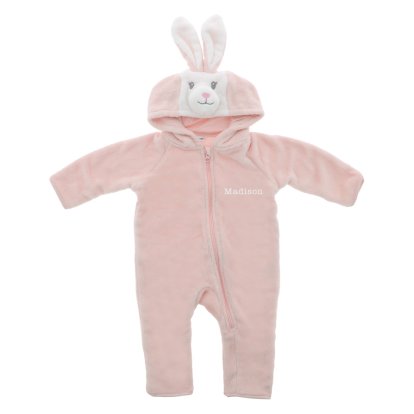 Personalised Pink Rabbit Suit