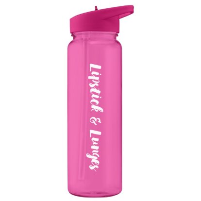 Personalised Pink Water Bottle