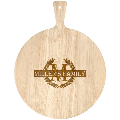 Personalised Pizza Board - Family Crest