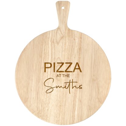 Personalised Pizza Board - Family Name