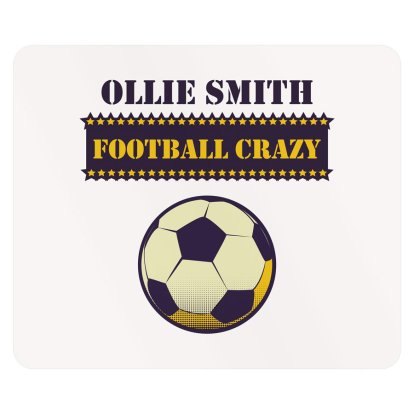 Personalised Placemat - Football Crazy