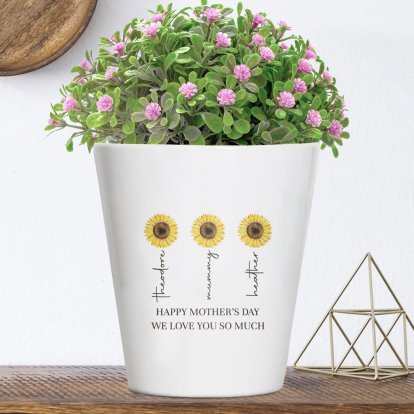 Personalised Plant Pot for Mother's Day
